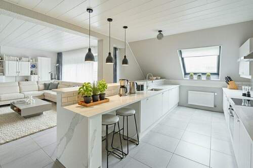 Küche Obergeschoss illustriert - 