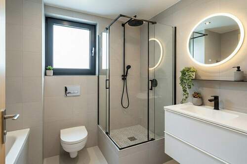 Bad Obergeschoss illustriert - 