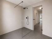 KI Bild - Badezimmer Blick Richtung Dusche - 3 Zimmer Etagenwohnung in Fulda