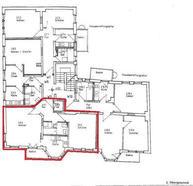 2. Obergeschoss WE 9 - 
