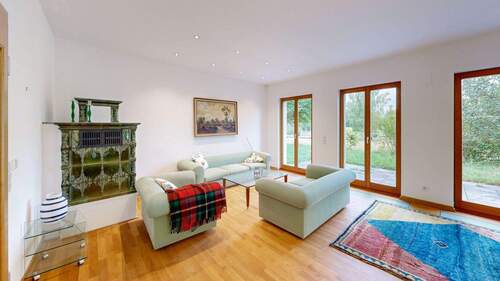 Wohnbereich in Wohnung 1 im EG in Wohnung mit Zugang zur Terrasse - 