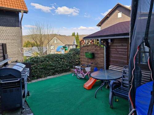 Terrasse - Mehrfamilienhaus, Wohnhaus mit 231,00 m&sup2; in Wiehl / Bielstein zum Kaufen