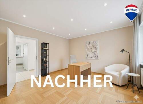 RE/MAX Immobilien DeLux Zweifamilienhaus Wadern-Lockweiler Arbeitszimmer nachher - 