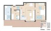 Grundriss der Wohnung - 