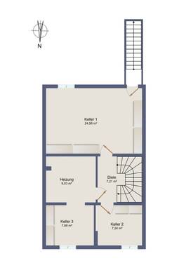 Untergeschoss / Keller - 