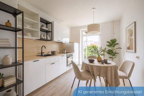 Küche - 2 Zimmer Etagenwohnung zum Kaufen in Schwerin