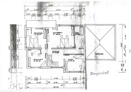 Skizze Obergeschoss - 