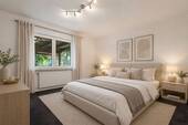 Schlafzimmer virtuell möbliert - 