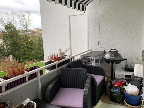 ... zum Balkon mit ... - 