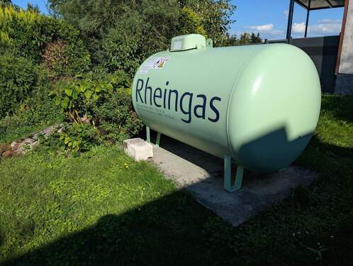Gastank im Garten - 