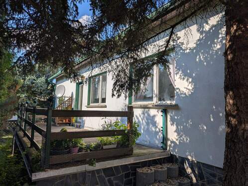 Südseite mit Terrasse - 4 Zimmer Einfamilienhaus zum Kaufen in Oranienbaum-Wörlitz