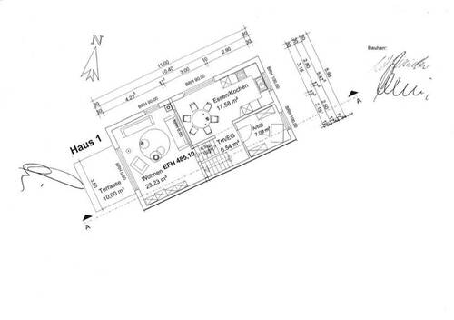 Küche / Wohnzimmer - 