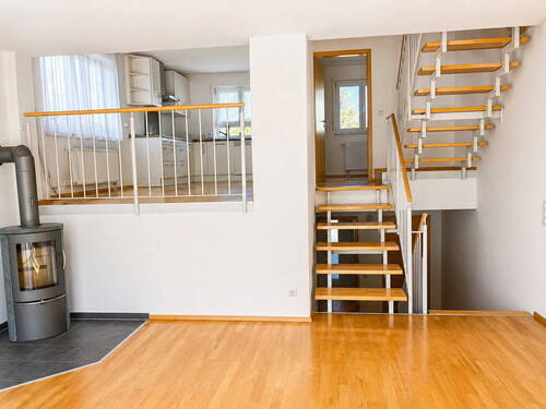 Wohnzimmer - 7 Zimmer Reihenendhaus in Mössingen