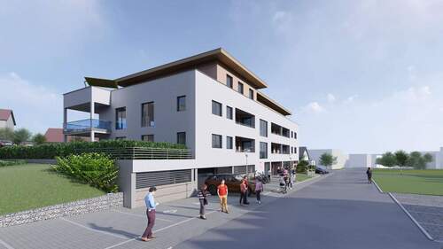 AUßENANSICHT - Innovative Neubauwohnungen mit 2,5 Zimmer