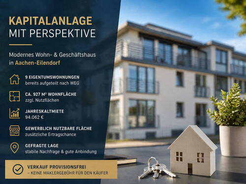 Bild 1 - Wohninvestment mit Perspektive - Modernes Mehrfamilienhaus mit 9 Eigentumswohnungen & Gewerbeeinheit