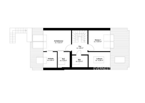 Beispiel für Neubau 2 OG - 