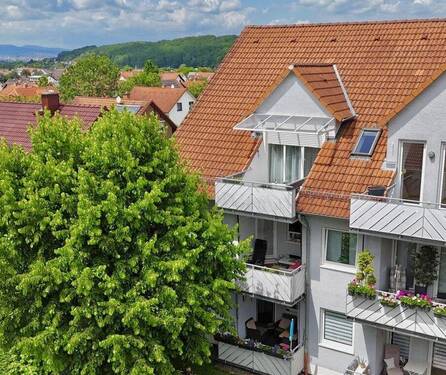 Ansicht Südbalkon (1) - Etagenwohnung mit 67,50 m&sup2; in Kaufungen zum Kaufen