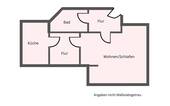 Grundriss - 1 Zimmer Etagenwohnung zur Miete in Breckerfeld