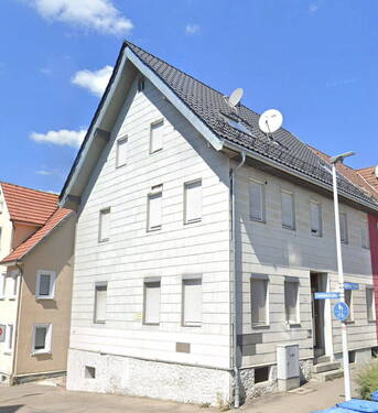 Außenansicht - Zwei- potentiell Dreifamilienhaus in Albstadt zu verkaufen