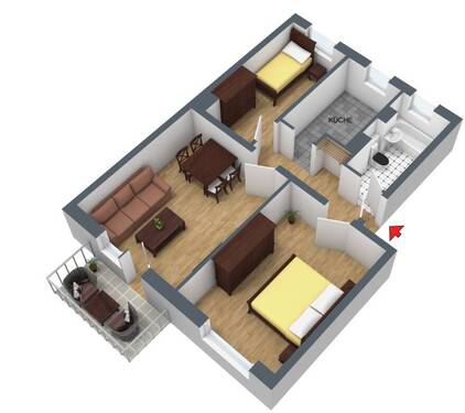 Klobikauer 64a, b, c-rechte WE - 