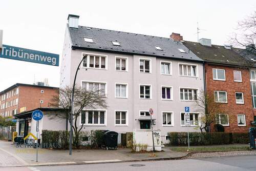 Straßenansicht - 2 Zimmer Mehrfamilienhaus, Wohnhaus in Hamburg