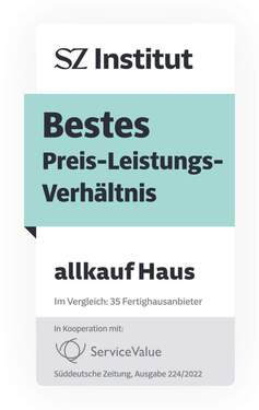 Siegel Preis-Leistung BESTES allkauf Haus - 
