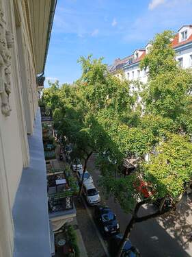 Ansicht auf die Haubachstr. Westseite.jpg - Etagenwohnung mit 45,80 m&sup2; in Berlin zur Miete