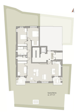4-Zimmerwohnung mit Garten - 