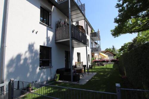 Balkonseite des Hauses - 