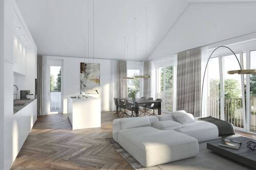 Wohnen _ Essen Penthaus - 4 Zimmer Etagenwohnung zum Kaufen in Frankfurt am Main