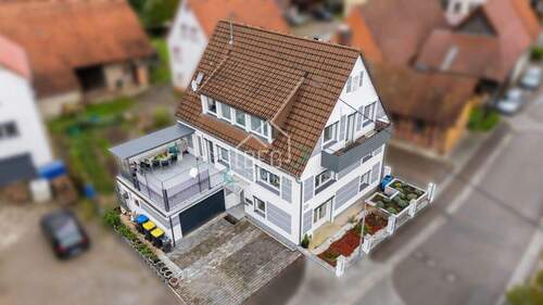 Ansicht oben - Flexibles Wohnkonzept: Einfamilienhaus mit drei separaten Einheiten