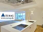Wohn-Koch-Essbereich - N-Bleiweiß: Exklusive 3-Zi-Maisonette-Whg im 5. + 6.OG (Aufzug) mit Dachterrasse, Gaggenau EBK