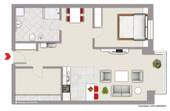 Wohnungsgrundriss - 