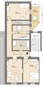 Grundriss 3,5-Zimmer-Wohnung mit Südbalkon im 2.OG - 
