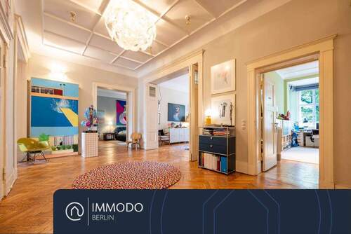 Eingangsbereich - ?? Wohnen auf höchstem Niveau! 6-Zi Altbau Rarität: Stuck, Fischgrät, 3 Balkone, Aufzug & TG-Stellpl