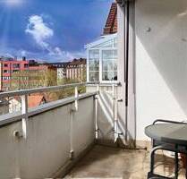 Voll möblierte 3-Zimmerwohnung mit Loggia in Toplage von Kassel-Süd