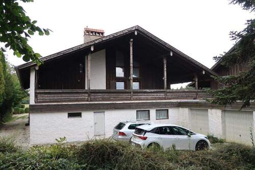 Doppelgarage, westseitige Loggia - 