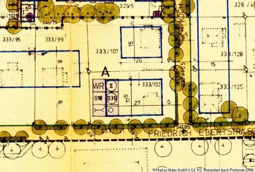 Auszug Bebauungsplan - 