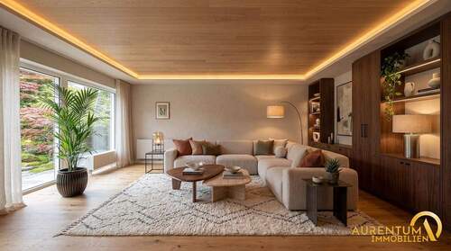 Wohnzimmer, Einrichtungsbeispiel - 