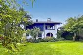rückwärtige Fassade - Charmantes, vermietetes Zweifamilienhaus mit großem Garten in zentraler Lage von Starnberg-Söcking