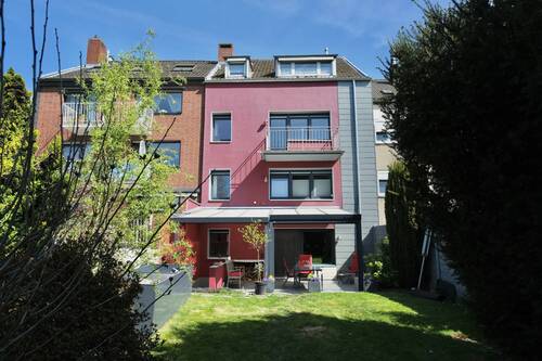 Rückansicht - 1 Zimmer Mehrfamilienhaus, Wohnhaus zum Kaufen in Mönchengladbach