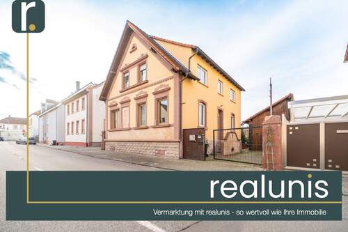 Titelbild - Altbaucharme trifft Zukunftspotenzial - Großzügiges Einfamilienhaus in zentraler Lage von Schifferstadt