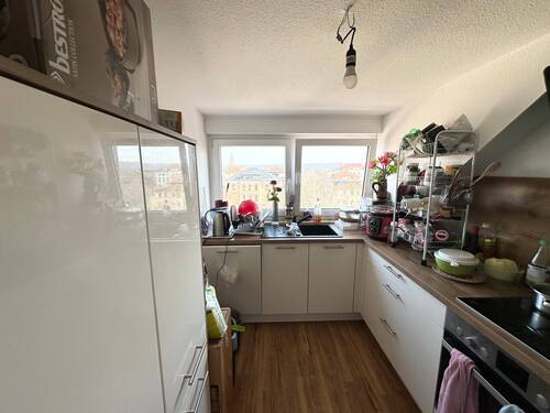 Küche mit Doppelfenster - 