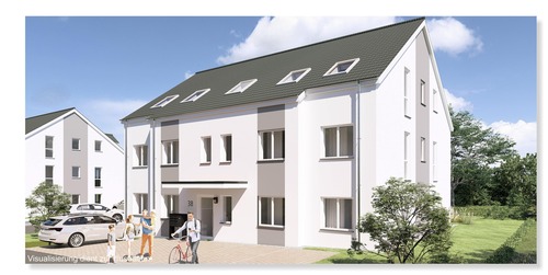 Außenansicht Eingang - Attraktive Neubauwohnung in schöner Wohnlage