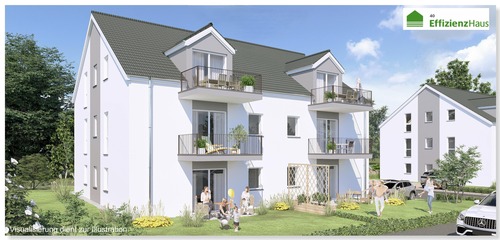 Außenansicht Terrasse - 2 Zimmer Etagenwohnung in Bitburg