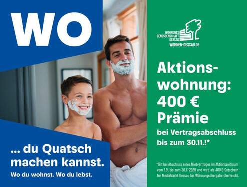 Titelbild - 4-RWE im Zentrum - 460,00 EUR Kaltmiete, ca.  68,60 m² Wohnfläche