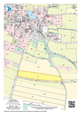 Lageplan FlSt. 511 - Grundstück zum Kaufen in Oberaurach