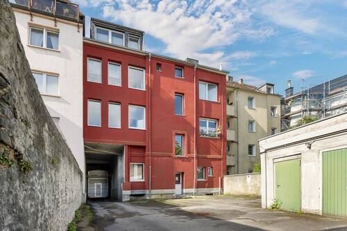Rückansicht - 1 Zimmer Mehrfamilienhaus, Wohnhaus in Essen