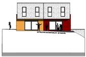 DHH SW-Ansicht zum Garten - 
