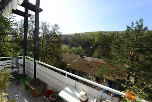 Ausblick vom Balkon - 